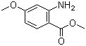 结构式 CAS# 50413-30-4, 2-氨基-4-甲氧基苯甲酸甲酯