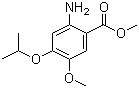 Methyl 4-isopropoxy-5-methoxyanthranilate molecular structure (CAS 50413-53-1)