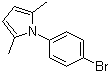 结构式 CAS# 5044-24-6, 1-(4-溴苯基)-2,5-二甲基-1H-吡咯
