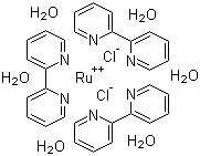 Tris(2,2'-bipyridyl)dichlororuthenium(II) hexahydrate molecular structure (CAS 50525-27-4)