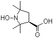 (+)-3-羧基-2,2,5,5-四甲基吡咯烷基-1-醇分子结构 (CAS 50525-83-2)