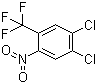 structure of CAS# 50594-31-5, 3,4-Dichloro-6-nitrobenzotrifluoride;4,5-Dichloro-2-nitrobenzotrifluoride