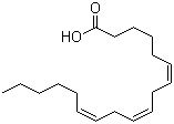 structure of CAS# 506-26-3, gamma-Linolenic acid;(Z,Z,Z)-6,9,12-Octadecatrienoic acid