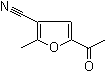 5-Acetyl-2-methyl-3-furancarbonitrile molecular structure (CAS 50626-10-3)
