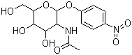 4-Nitrophenyl 2-acetamido-2-deoxy-alpha-D-galactopyranose molecular structure (CAS 50645-66-4)