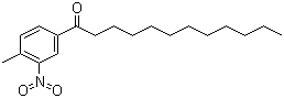 4-Methyl-3-nitrolaurophenone  molecular structure (CAS 50671-18-6)