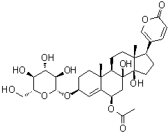红海葱苷分子结构 (CAS 507-60-8)