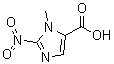 1-Methyl-2-nitro-1H-imidazole-5-carboxylic acid molecular structure (CAS 50700-55-5)