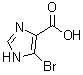 5-Bromo-1H-imidazole-4-carboxylic acid molecular structure (CAS 50743-02-7)