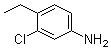 structure of CAS# 50775-72-9, 3-Chloro-4-ethylaniline