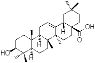 Oleanic acid molecular structure (CAS 508-02-1)