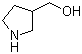 结构式 CAS# 5082-74-6, 3-羟甲基吡烷; 吡咯烷-3-甲醇