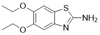 5,6-Diethoxy-1,3-benzothiazol-2-amine molecular structure (CAS 50850-95-8)