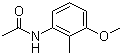 结构式 CAS# 50868-74-1, 3-甲氧基-2-甲基乙酰苯胺