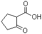 structure of CAS# 50882-16-1, 2-Oxocyclopentanecarboxylic acid;2-Carboxycyclopentanone; 2-Oxocyclopentane-1-carboxylic acid