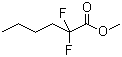 Methyl 2,2-difluorohexanoate molecular structure (CAS 50889-47-9)