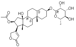 Rhodexin B molecular structure (CAS 50906-58-6)