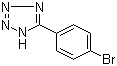 5-(4-溴苯基)-1H-四唑分子结构 (CAS 50907-23-8)