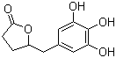 二氢-5-[(3,4,5-三羟基苯基)甲基]-2(3H)-呋喃酮分子结构 (CAS 509078-28-8)