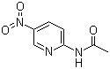结构式 CAS# 5093-64-1, 2-乙酰胺基-5-硝基吡啶