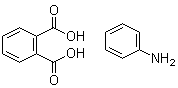 structure of CAS# 50930-79-5, Aniline hydrogen phthalate;1,2-Benzenedicarboxylic acid, compd. with benzenamine (1:1); Aniline phthalate