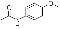 structure of CAS# 51-66-1, 4'-Methoxyacetanilide;Methacetin; N-(4-Methoxyphenyl)acetamide; p-Acetanisidine