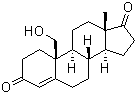 structure of CAS# 510-64-5, 19-Hydroxyandrost-4-ene-3,17-dione