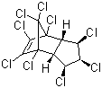 structure of CAS# 5103-73-1, cis-Nonachlor;cis-Nonachlordane; (1R,3S,3aR,4S,7R,7aS)-rel-1,2,3,4,5,6,7,8,8-Nonachloro-2,3,3a,4,7,7a-hexahydro-4,7-methano-1H-indene