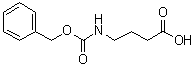4-((N-Benzyloxycarbonyl)amino)butyric acid molecular structure (CAS 5105-78-2)