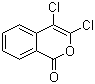 结构式 CAS# 51050-59-0, 3,4-二氯异香豆素; 3,4-二氯-2-苯并吡喃-1-酮