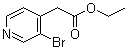 结构式 CAS# 51054-99-0, 3-溴-4-吡啶乙酸乙酯