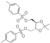结构式 CAS# 51064-65-4, 1,4-二对甲苯磺酰基-2,3-O-异亚丙基-D-苏糖醇