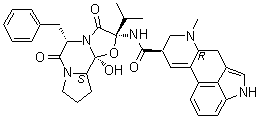 Isoergocristine molecular structure (CAS 511-07-9)