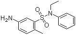 5-Amino-N-ethyl-2-methyl-N-phenylbenzenesulphonamide molecular structure (CAS 51123-09-2)