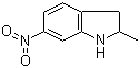 2,3-Dihydro-2-methyl-6-nitro-1H-indole molecular structure (CAS 51134-82-8)