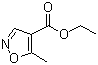 Ethyl 5-methylisoxazole-4-carboxylate molecular structure (CAS 51135-73-0)