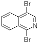 1,4-二溴异喹啉分子结构 (CAS 51206-40-7)