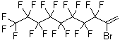 2-Bromo-3,3,4,4,5,5,6,6,7,7,8,8,9,9,10,10,10-heptadecafluoro-1-decene molecular structure (CAS 51249-65-1)