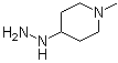 1-Methyl-4-hydrazinopiperidine molecular structure (CAS 51304-64-4)