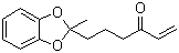 6-(2-Methyl-1,3-benzodioxol-2-yl)-1-hexen-3-one molecular structure (CAS 51308-12-4)