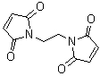 结构式 CAS# 5132-30-9, 1,2-二马来酰亚胺基乙烷