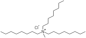 Methyl trioctyl ammonium chloride molecular structure (CAS 5137-55-3)