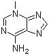 6-氨基-3-甲基嘌呤分子结构 (CAS 5142-23-4)