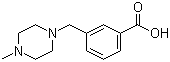 structure of CAS# 514209-42-8, 3-(4-Methylpiperazin-1-ylmethyl)benzoic acid;3-[(4-Methylpiperazin-1-yl)methyl]benzoic acid