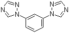 structure of CAS# 514222-44-7, Fluconazole Related Compound C;1,1'-(1,3-Phenylene)bis-1H-1,2,4-triazole