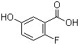 结构式 CAS# 51446-30-1, 2-氟-5-羟基苯甲酸