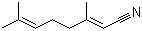 structure of CAS# 5146-66-7, 3,7-Dimethyl-2,6-octadienenitrile;Geranyl nitrile