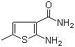 2-Amino-5-methylthiophene-3-carboxamide molecular structure (CAS 51486-03-4)