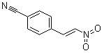 结构式 CAS# 5153-73-1, 4-[(E)-2-硝基乙烯基)苯腈