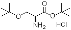 O-tert-Butyl-L-serine tert-butyl ester hydrochloride molecular structure (CAS 51537-21-4)